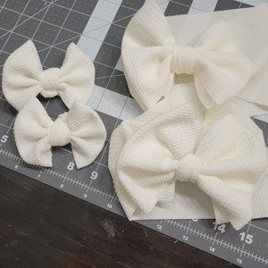 Headwraps/pigtail bows